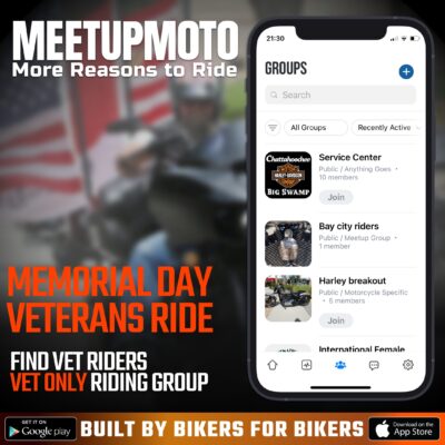 Memorial day vet ride