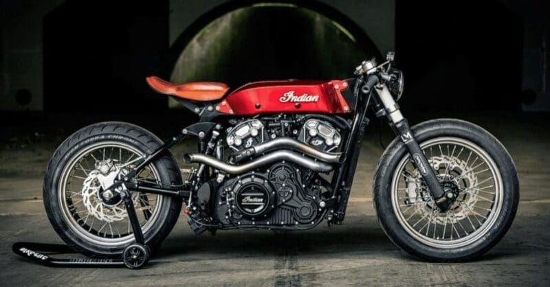 Indian Motorcycle Cafe Racer Red 5
