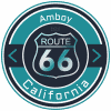 Route 66 Amboy California Road Badge Collection