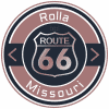 Route 66 Rolla Missouri Road Badge Collection